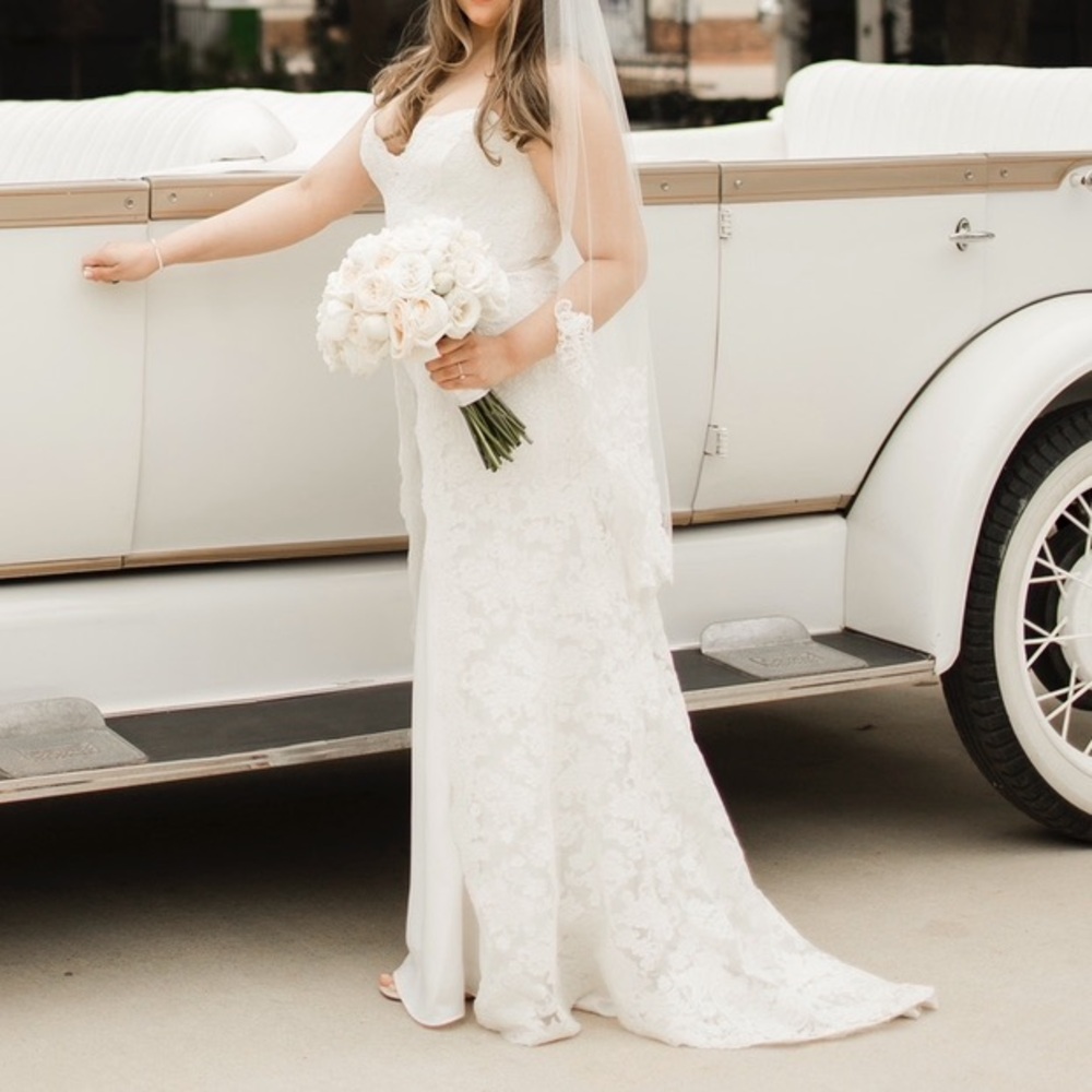Strapless Ivory Wedding Dress